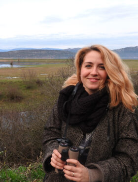 Das tut gut: Vogelschützerin Ivana Šarić im Neretva-Delta. In Kroatien gelang der Naturstiftung EuroNatur erstmals eine Aktion gegen Wilderei an Zugvögeln. EuroNatur ist Mitglied der Initiative 