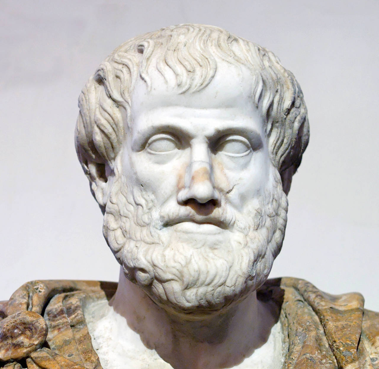 Der Philosoph und Wissenschaftler Aristoteles, Schüler von Platon