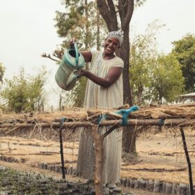 Unterstützt durch Spendengelder fördert Childfund neue Anbau- und Bewässerungsmethoden in Äthiopien.